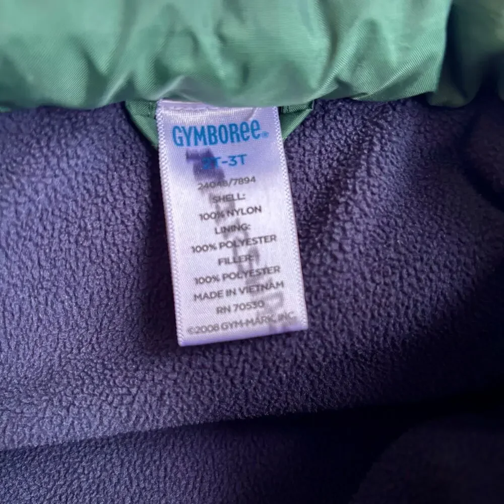 Gymboree marked size